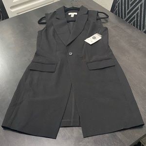 Long suit vest from halston